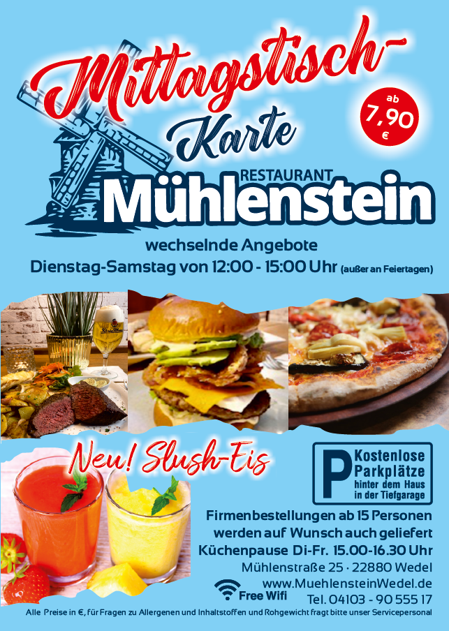 Restaurant-Wedel-Muehlenstein-Burger-Pizza-Brunch-Brunch-Mittagstisch-Mai